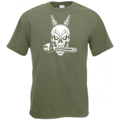 Autó szerelő férfi rövid ujjú póló