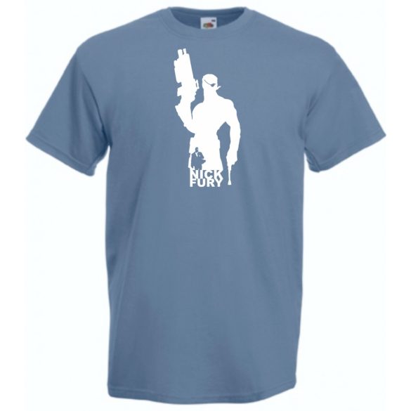 Hősök Nick Fury minima férfi rövid ujjú póló