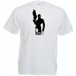 Hősök Nick Fury minima férfi rövid ujjú póló