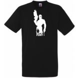 Hősök Nick Fury minima férfi rövid ujjú póló