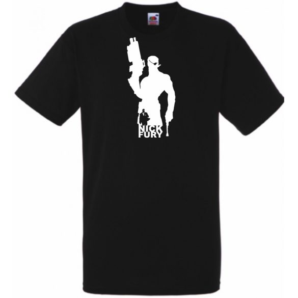 Hősök Nick Fury minima férfi rövid ujjú póló