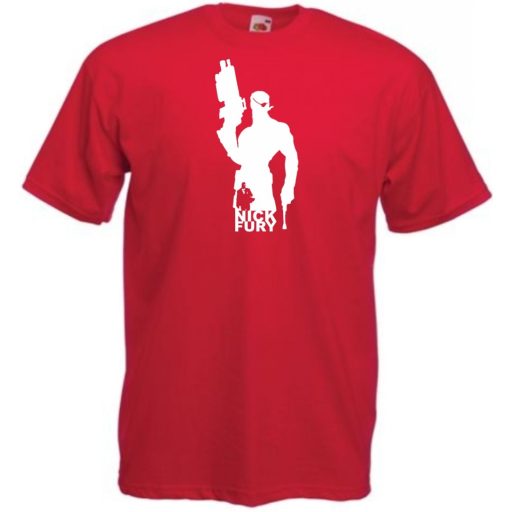 Hősök Nick Fury minima férfi rövid ujjú póló