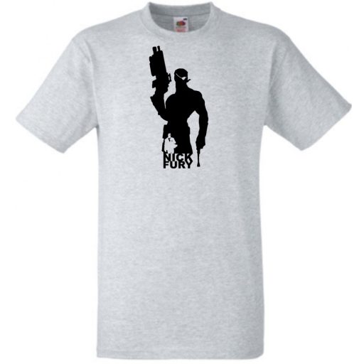 Hősök Nick Fury minima férfi rövid ujjú póló