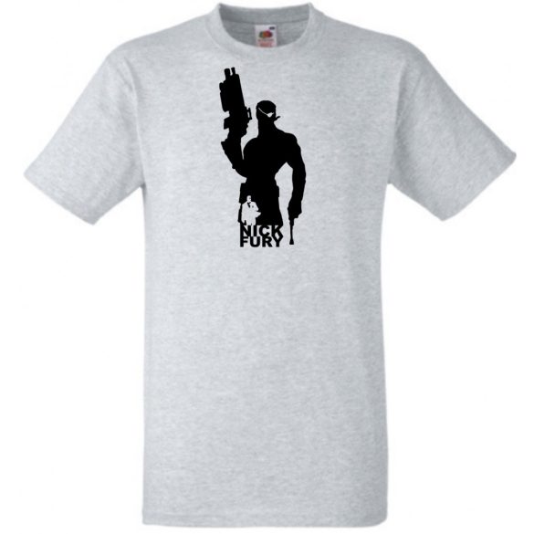 Hősök Nick Fury minima férfi rövid ujjú póló