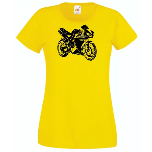 Motor fan Yamaha R1 női rövid ujjú póló