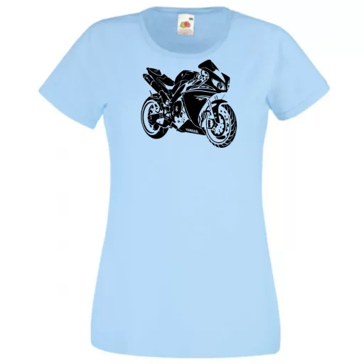 Motor fan Yamaha R1 női rövid ujjú póló