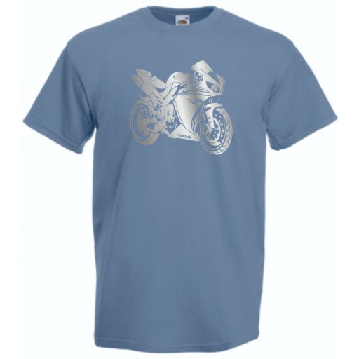 Motor fan Yamaha R1 férfi rövid ujjú póló