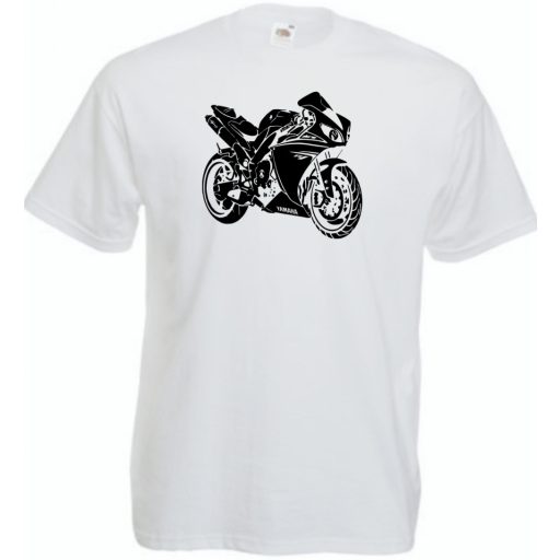 Motor fan Yamaha R1 férfi rövid ujjú póló