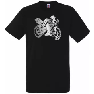 Motor fan Yamaha R1 férfi rövid ujjú póló