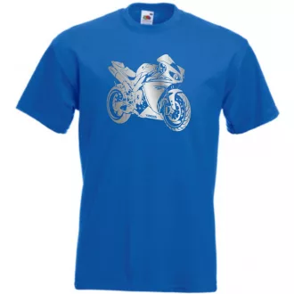 Motor fan Yamaha R1 férfi rövid ujjú póló