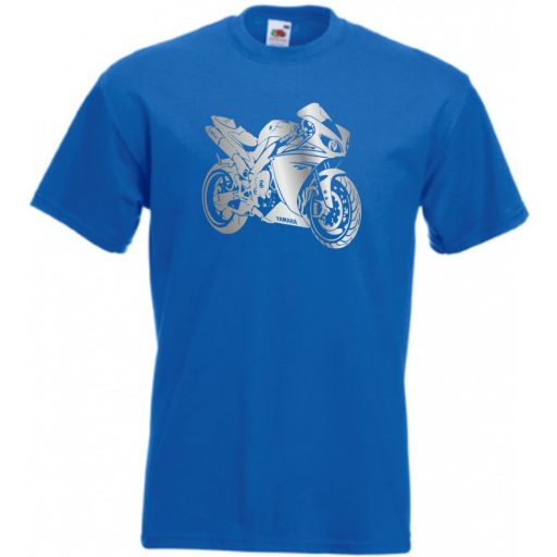 Motor fan Yamaha R1 férfi rövid ujjú póló