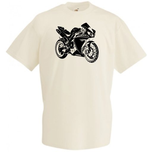 Motor fan Yamaha R1 férfi rövid ujjú póló