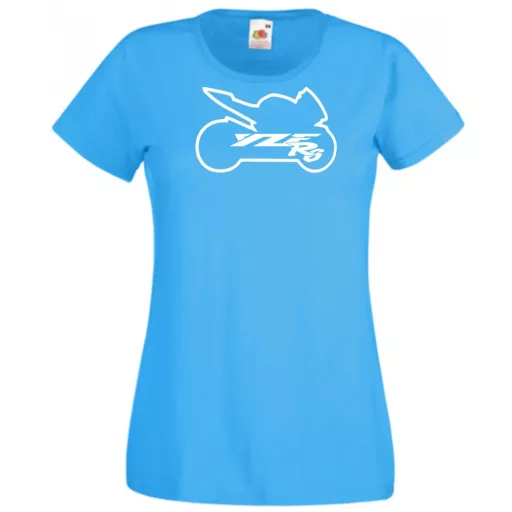 Motor fan Yamaha YZF R6 női rövid ujjú póló