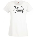 Motor fan Yamaha YZF R6 női rövid ujjú póló