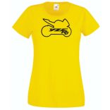 Motor fan Yamaha YZF R6 női rövid ujjú póló