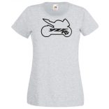 Motor fan Yamaha YZF R6 női rövid ujjú póló