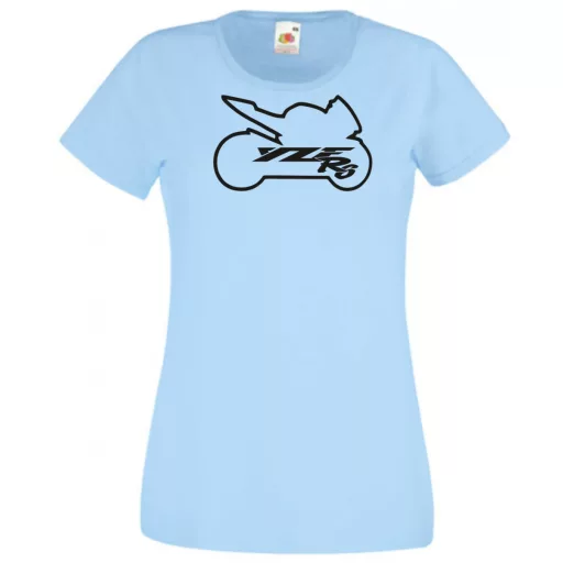 Motor fan Yamaha YZF R6 női rövid ujjú póló