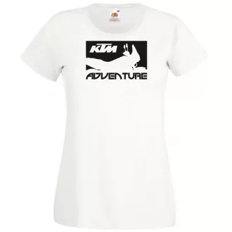 Motor fan KTM Adventure női rövid ujjú póló