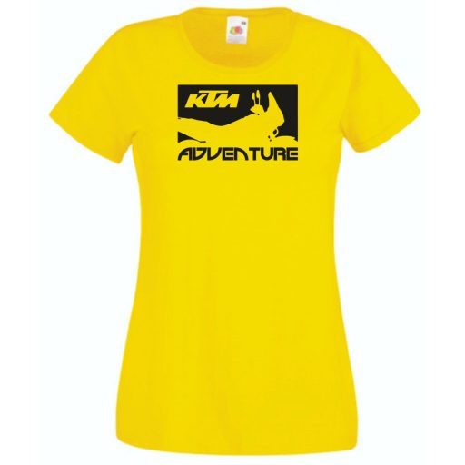 Motor fan KTM Adventure női rövid ujjú póló