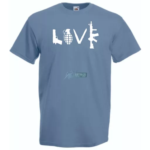 Weapon Love férfi rövid ujjú póló