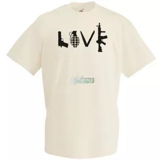 Weapon Love férfi rövid ujjú póló