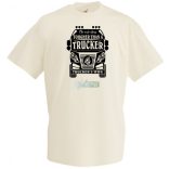 Kemény, mint a Kamionos felesége (angol) férfi rövid ujjú póló