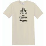 Keep Calm and Drink Fröccs férfi rövid ujjú póló