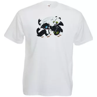 Így neveld... kicsi sárkányok férfi rövid ujjú póló