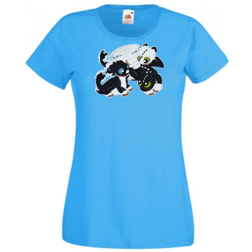 Így neveld... kicsi sárkányok női rövid ujjú póló