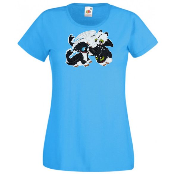 Így neveld... kicsi sárkányok női rövid ujjú póló