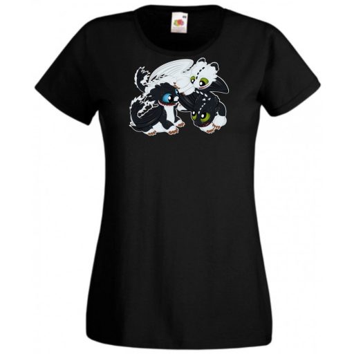 Így neveld... kicsi sárkányok női rövid ujjú póló