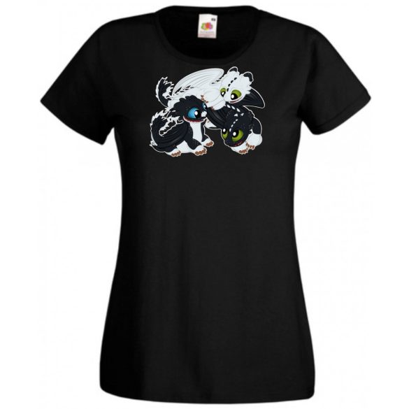 Így neveld... kicsi sárkányok női rövid ujjú póló