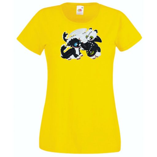 Így neveld... kicsi sárkányok női rövid ujjú póló