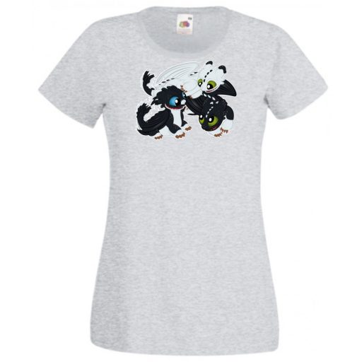 Így neveld... kicsi sárkányok női rövid ujjú póló