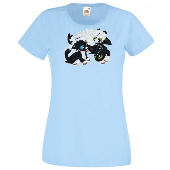 Így neveld... kicsi sárkányok női rövid ujjú póló