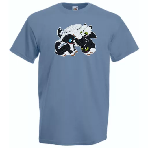 Így neveld... kicsi sárkányok férfi rövid ujjú póló