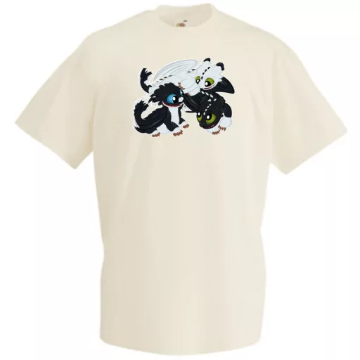 Így neveld... kicsi sárkányok férfi rövid ujjú póló