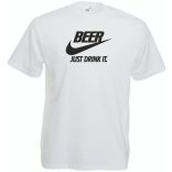 Humor Beer - Just Drink It férfi rövid ujjú póló