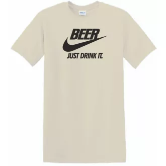 Humor Beer - Just Drink It férfi rövid ujjú póló