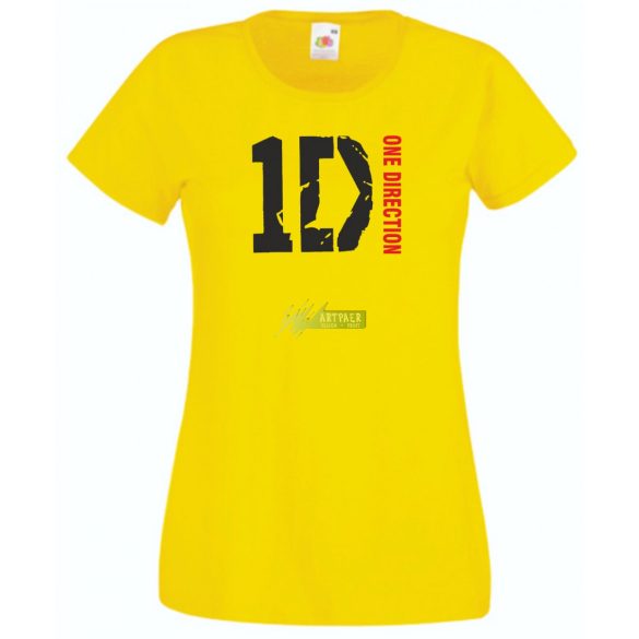 Zene rajongó - One Direction női rövid ujjú póló