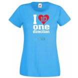 Zene rajongó - One Direction női rövid ujjú póló