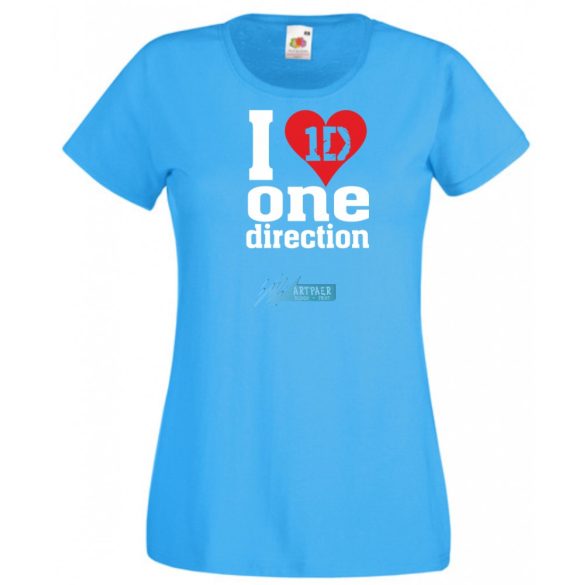 Zene rajongó - One Direction női rövid ujjú póló