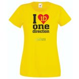Zene rajongó - One Direction női rövid ujjú póló