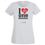 Zene rajongó - One Direction női rövid ujjú póló