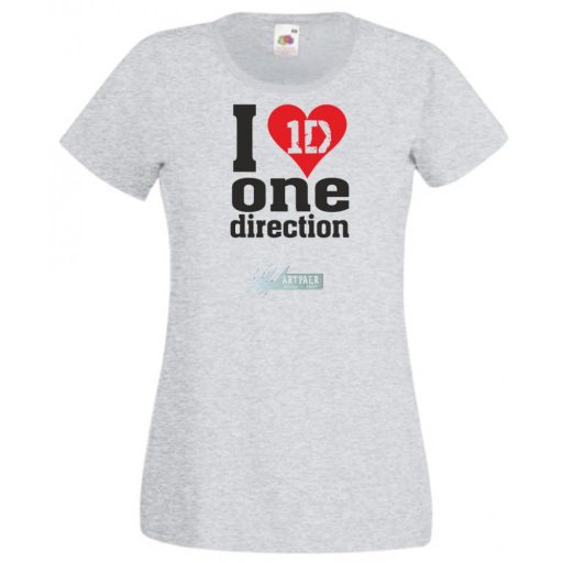 Zene rajongó - One Direction női rövid ujjú póló