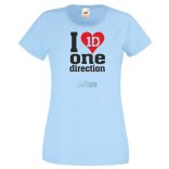 Zene rajongó - One Direction női rövid ujjú póló