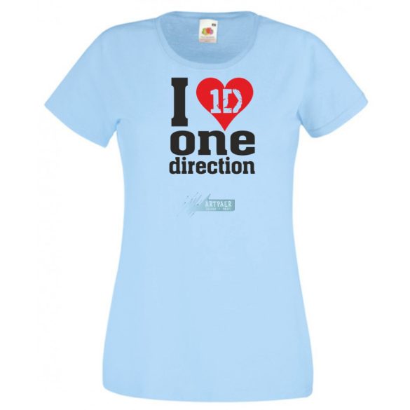 Zene rajongó - One Direction női rövid ujjú póló