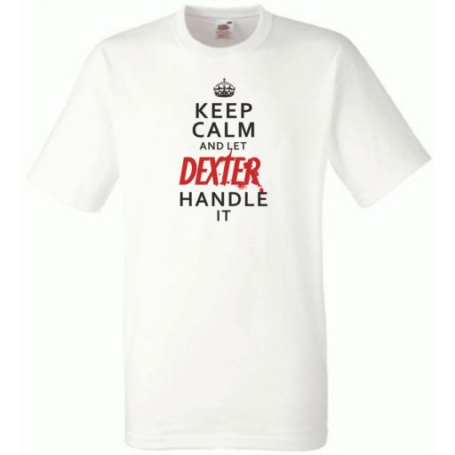 Keep Calm Dexter férfi rövid ujjú póló