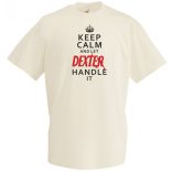 Keep Calm Dexter férfi rövid ujjú póló