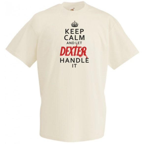 Keep Calm Dexter férfi rövid ujjú póló